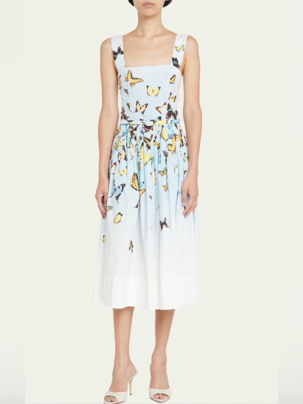 Oscar de la Renta Butterfly Sundress - Picture 2 of 8